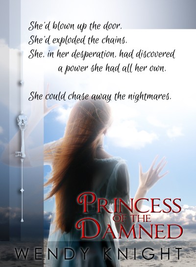 Beautiful girl in sky heaven world