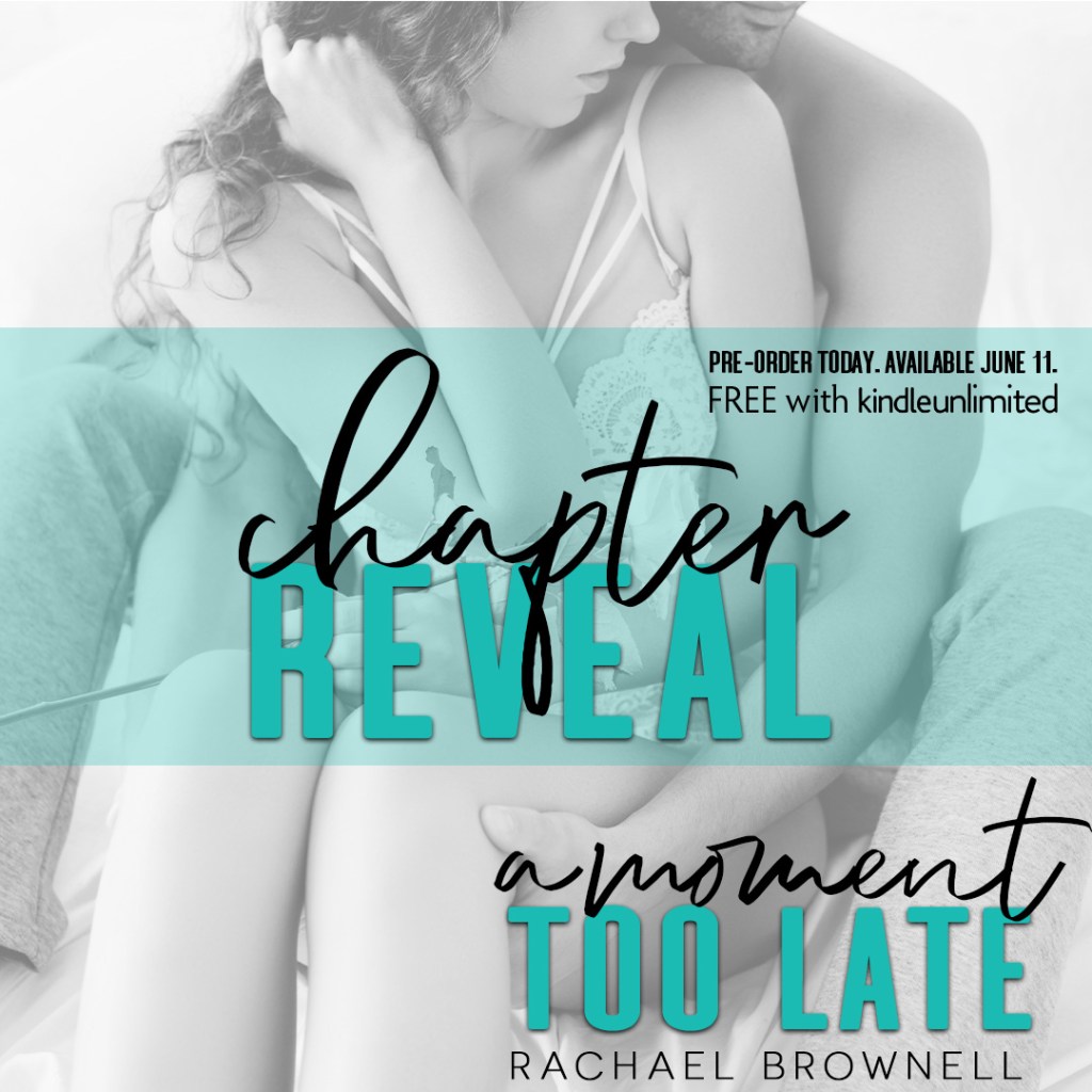 A Moment Too Late by Rachael Brownell ~ Chapter&nbsp;Reveal